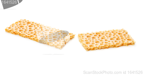 Image of broken rye cracker