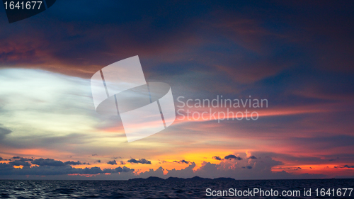 Image of Sunset over Andaman Sea