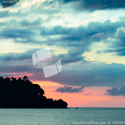Image of Sunset over Andaman Sea