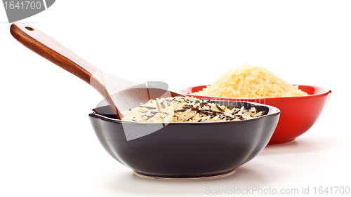 Image of Bowls Of Raw Rice