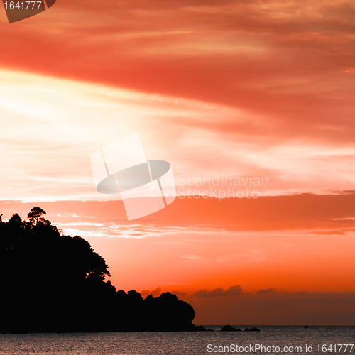 Image of Sunset over Andaman Sea