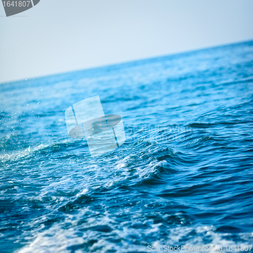 Image of Blue Ocean Wave