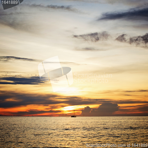 Image of Sunset over Andaman Sea