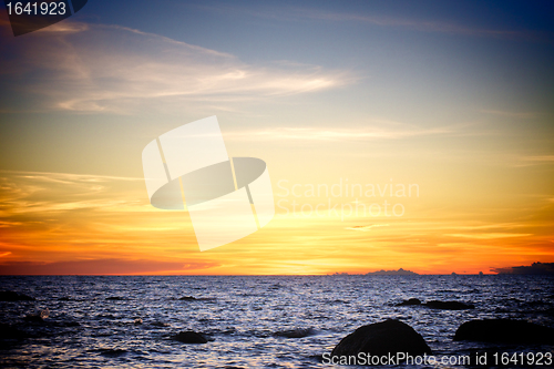Image of Sunset over Andaman Sea