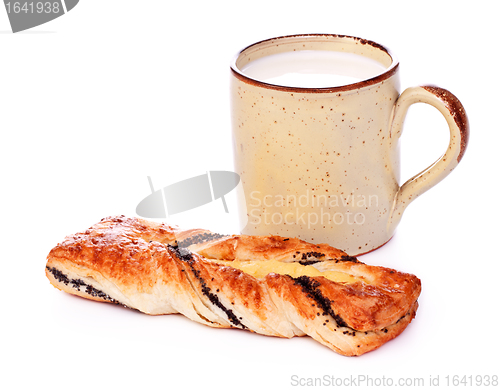 Image of Poppy Pie and Mug of Milk
