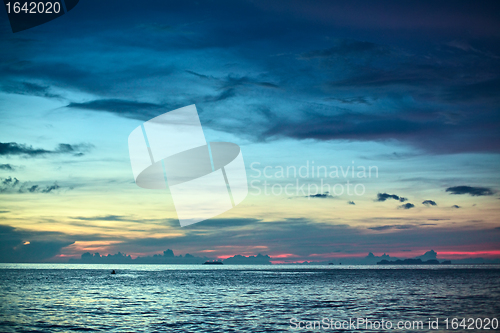 Image of Sunset over Andaman Sea