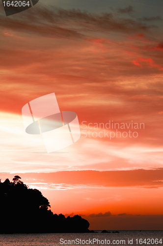 Image of Sunset over Andaman Sea