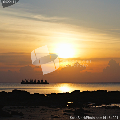 Image of Sunset over Andaman Sea