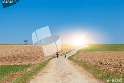 Image of Walking in the countryside