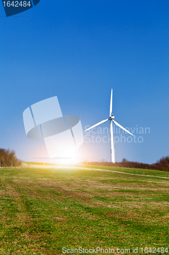 Image of wind turbines