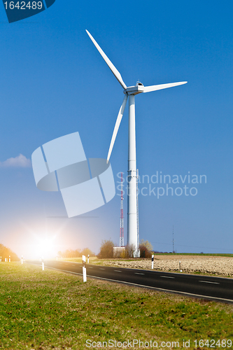 Image of wind turbines