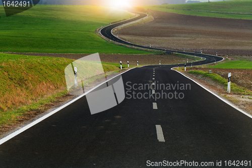 Image of Winding long road