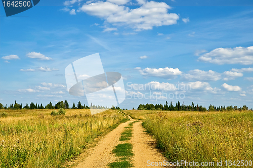 Image of Dirt yellow road