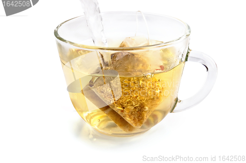 Image of Green herbal tea bags