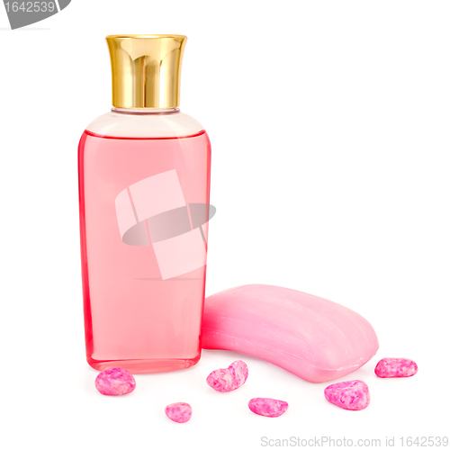 Image of Shower gel and soap pink