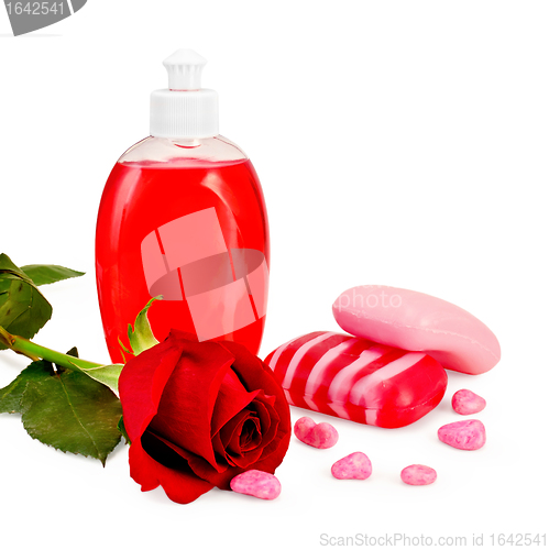 Image of Soap different with rose