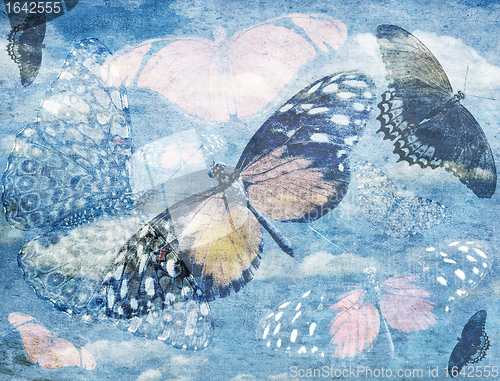 Image of Abstract Butterfly Background