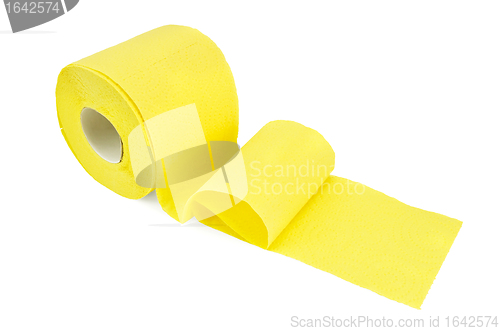 Image of Toilet paper yellow