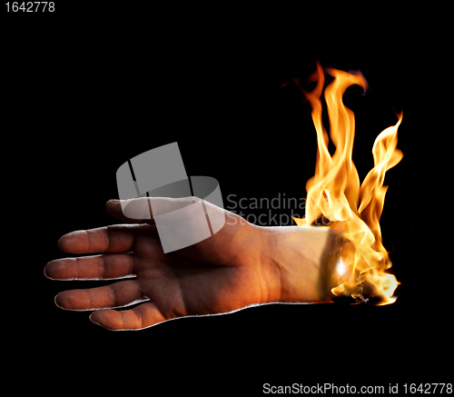 Image of Burning Hand
