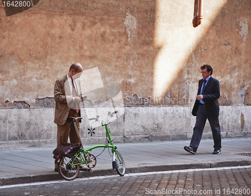 Image of Businessmen on the move