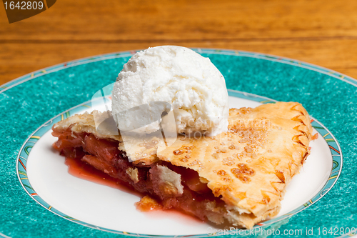 Image of Home made apple and strawberry pie ice cream