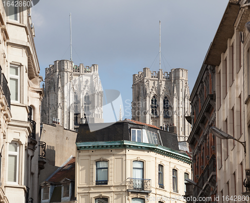 Image of Cathedral of St Michael over homes