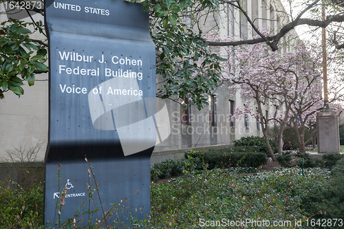 Image of Voice of America building Washington DC