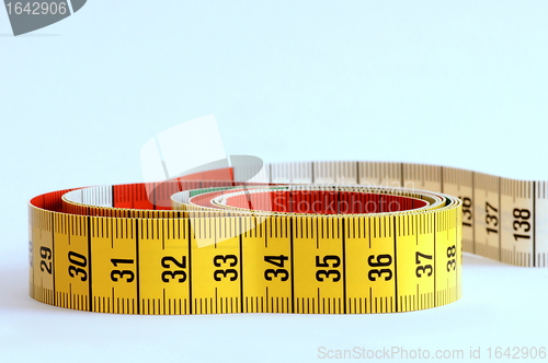 Image of yellow measuring tape