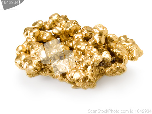 Image of Gold nugget.