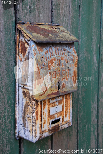 Image of Old Rusty Mailbox