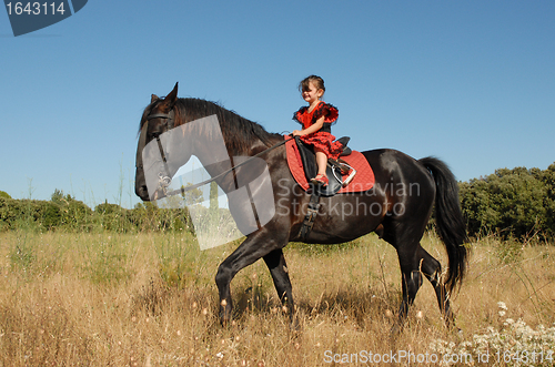 Image of riding girl