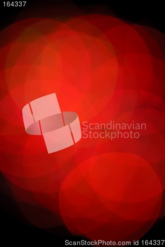 Image of Abstract Red Christmas Bulbs