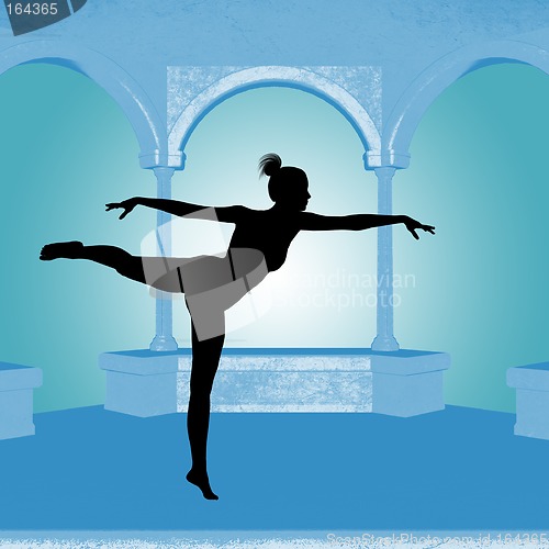 Image of Dance Woman Silhouette