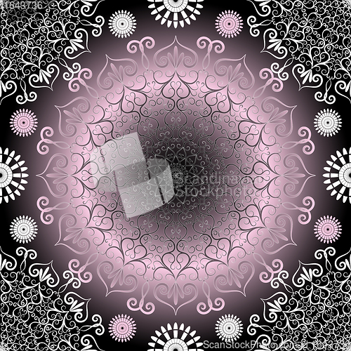 Image of Vintage seamless dark pattern