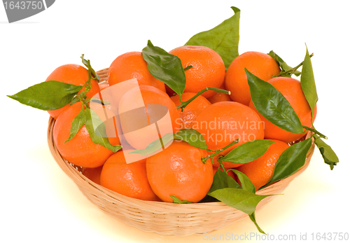 Image of Basket of mandarins