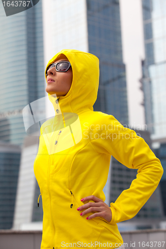 Image of girl in a tracksuit