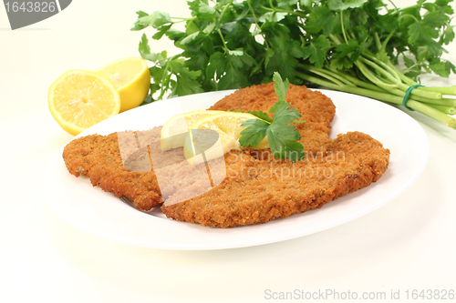 Image of roasted  Wiener Schnitzel