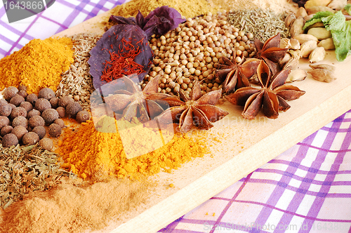 Image of Different spices