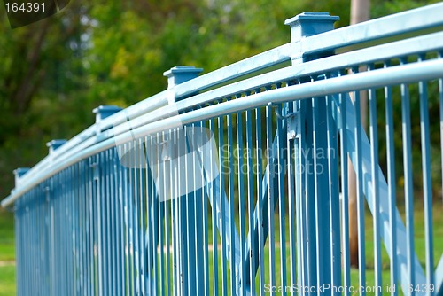 Image of Blue Fence