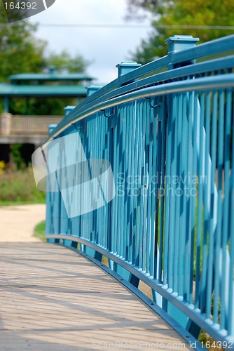 Image of Blue Fence Bridge