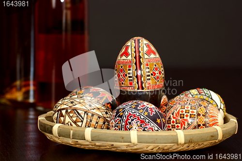 Image of easter painted eggs