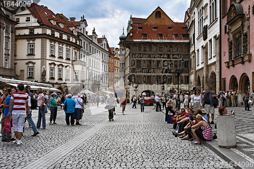 Image of Old town square in Prague