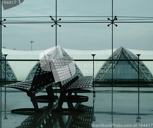 Image of Seats at an airport terminal