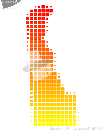 Image of Map of Delaware