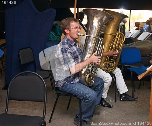 Image of Tuba player