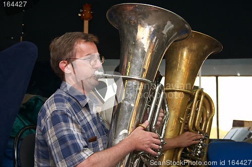 Image of Tuba player