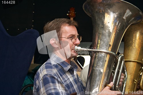 Image of Tuba player