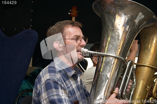 Image of Tuba player