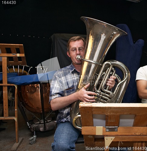 Image of Tuba player