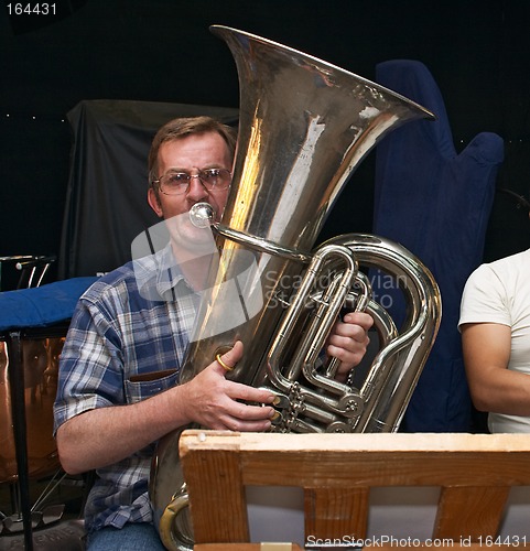 Image of Tuba player